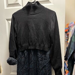 Maternity seraphine dress. Two pieces sweater and long sleeve dress.